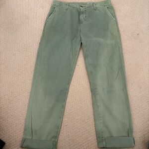 AG Adriano Goldschmied Olive Chinos